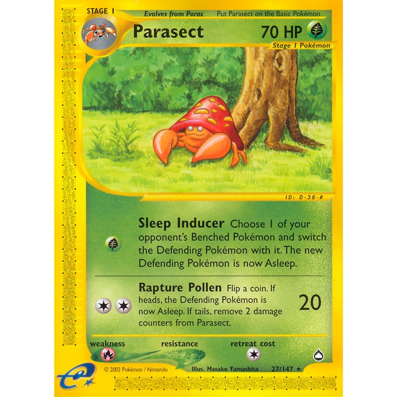 Parasect (27/147) [Aquapolis]