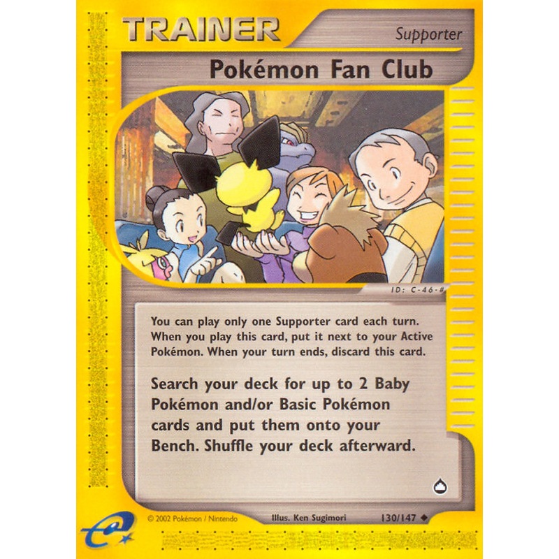 Pokemon Fan Club (130/147) [Aquapolis]