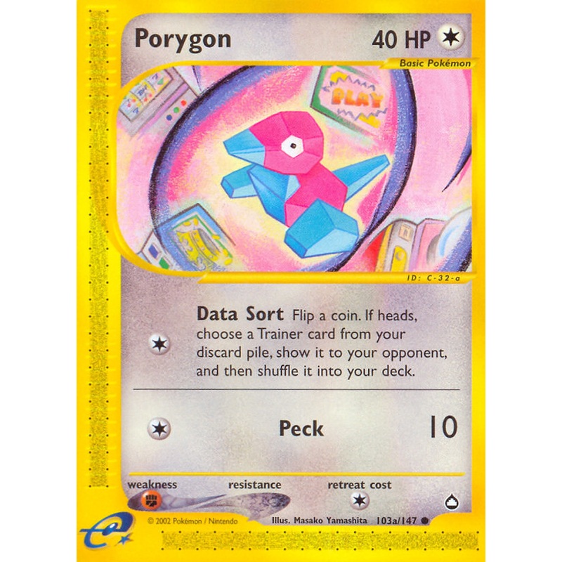 Porygon (103a/147) [Aquapolis]
