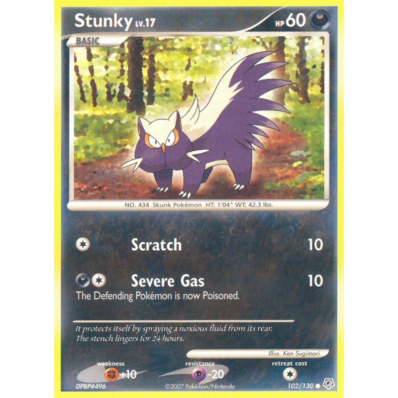 Stunky (102/130) [Diamond & Pearl: Base Set]