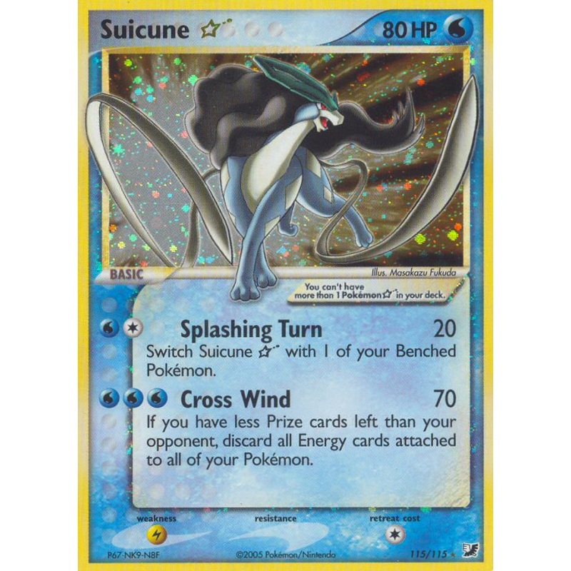 Suicune Star (115/115) [EX: Unseen Forces]