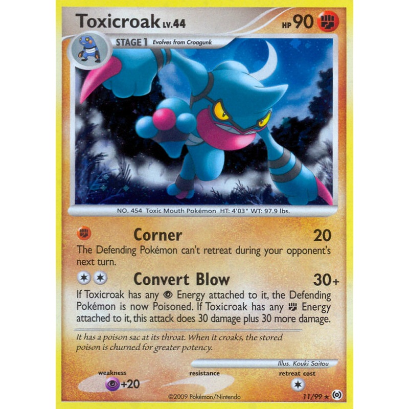 Toxicroak (11/99) [Platinum: Arceus]