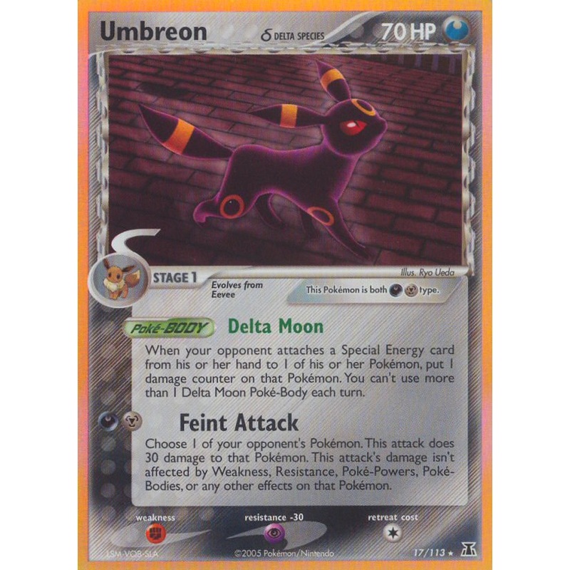Umbreon (17/113) (Delta Species) [EX: Delta Species]