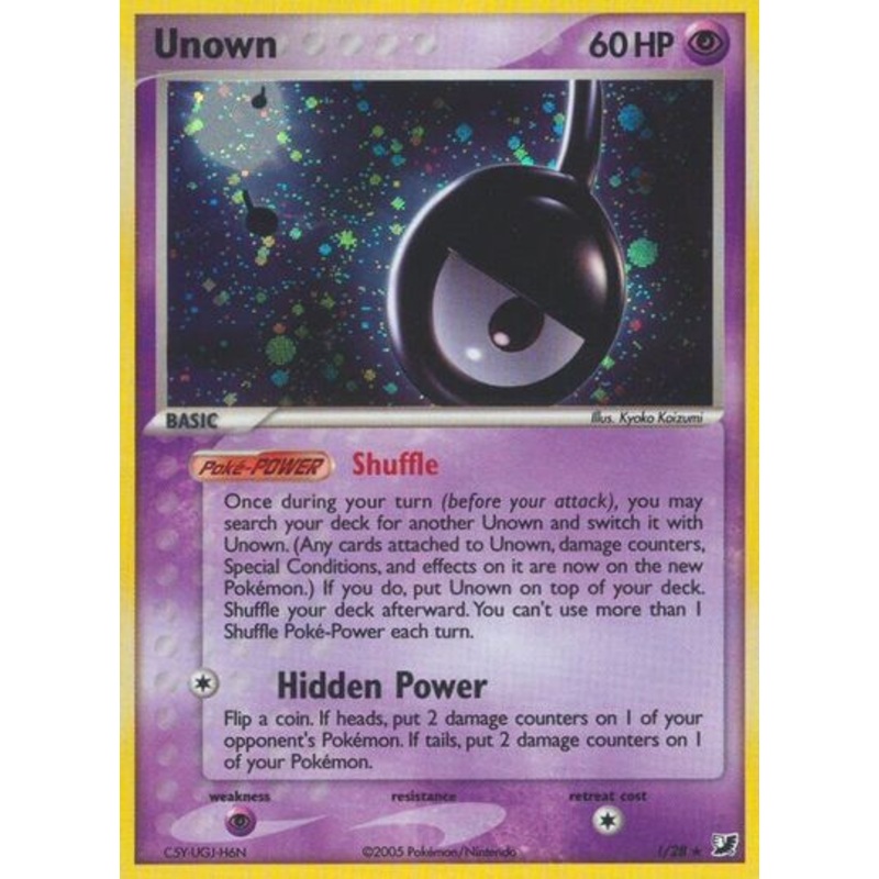 Unown (!) (!/28) [EX: Unseen Forces]