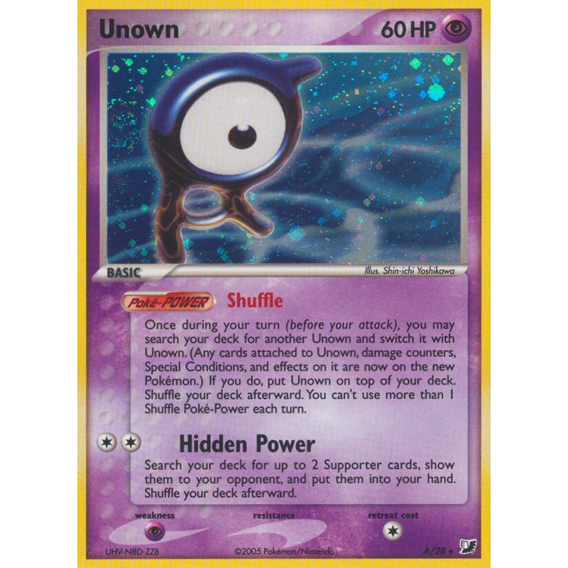 Unown (A/28) [EX: Unseen Forces]