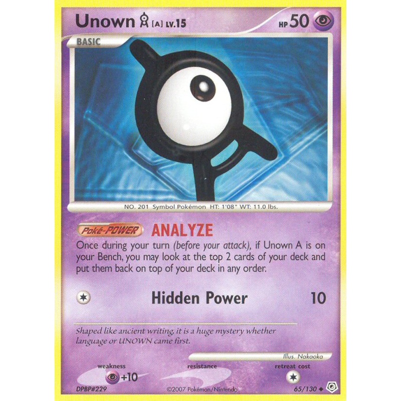 Unown A (65/130) [Diamond & Pearl: Base Set]