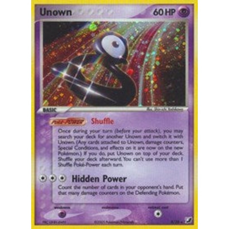 Unown (B) (B/28) [EX: Unseen Forces]