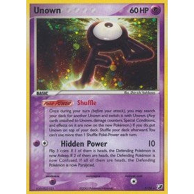Unown (F) (F/28) [EX: Unseen Forces]