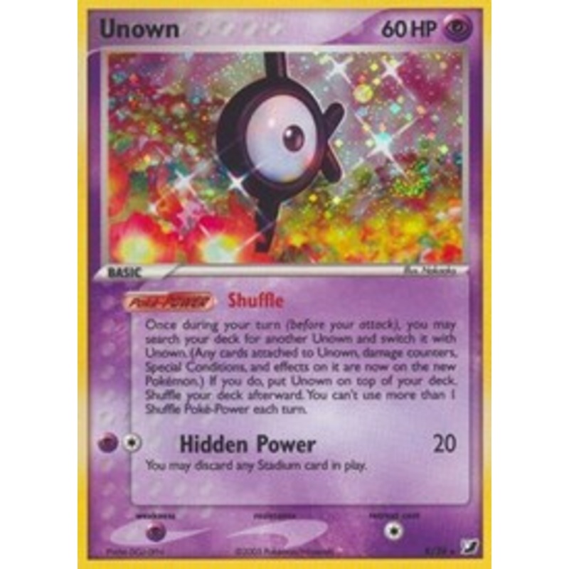 Unown (K) (K/28) [EX: Unseen Forces]