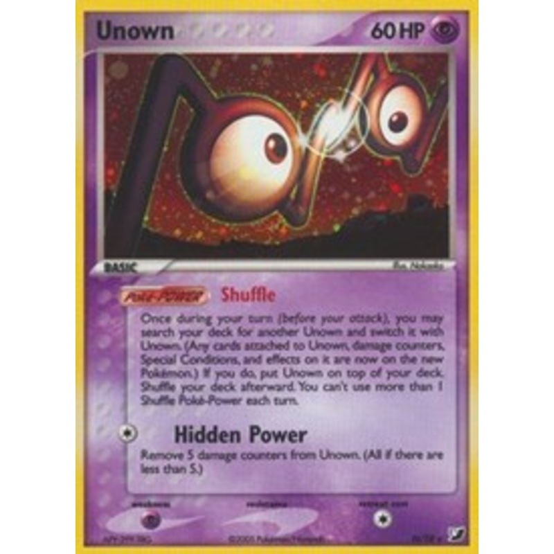 Unown (N) (N/28) [EX: Unseen Forces]