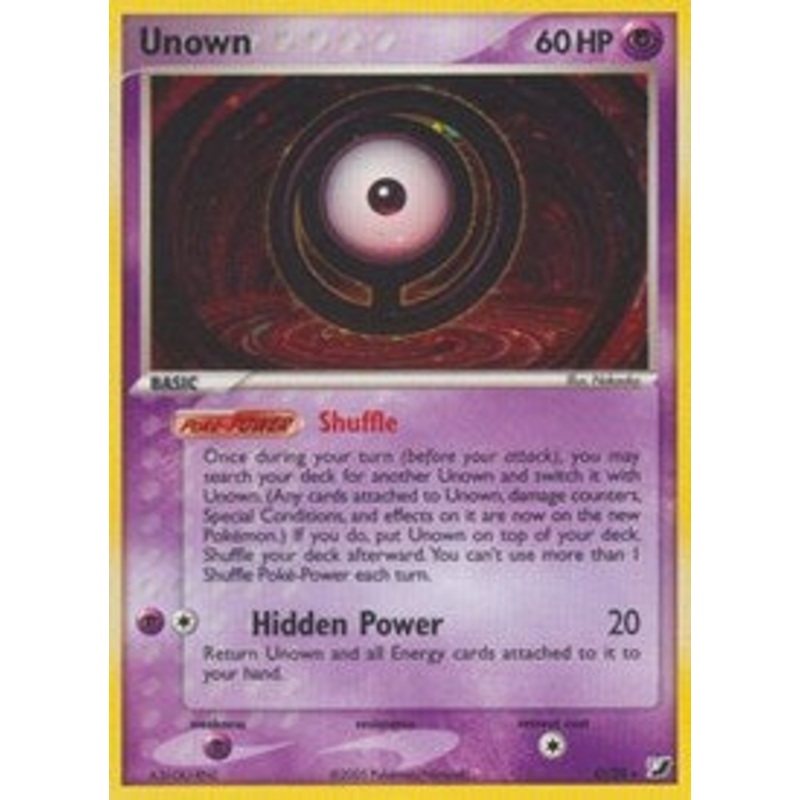 Unown (O) (O/28) [EX: Unseen Forces]