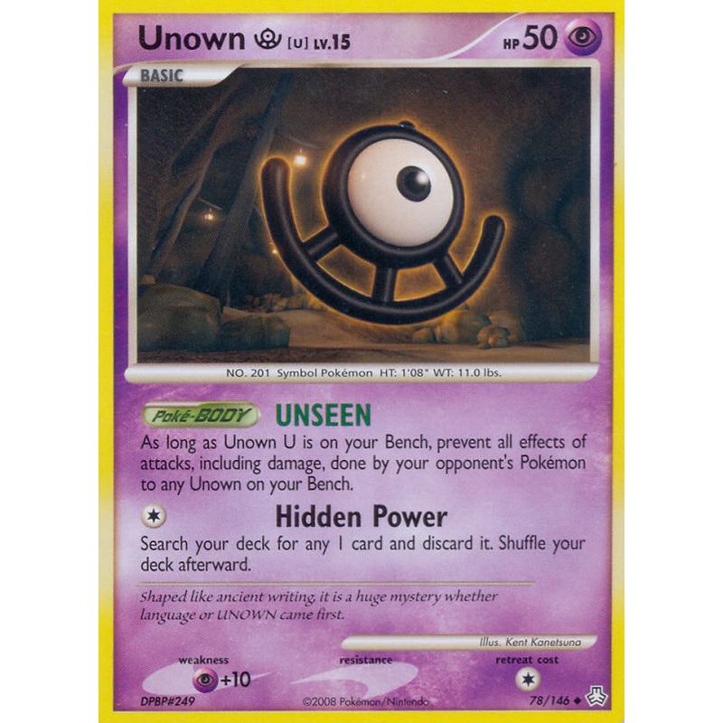 Unown U (78/146) [Diamond & Pearl: Legends Awakened]