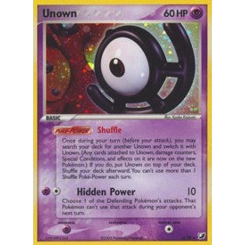 Unown (U) (U/28) [EX: Unseen Forces]