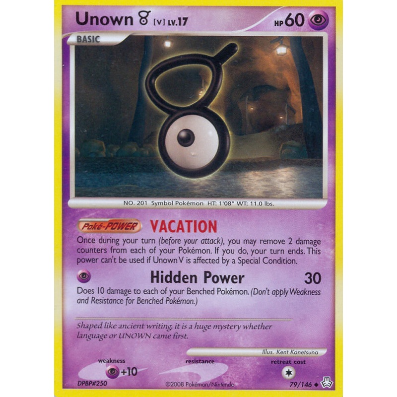 Unown V (79/146) [Diamond & Pearl: Legends Awakened]