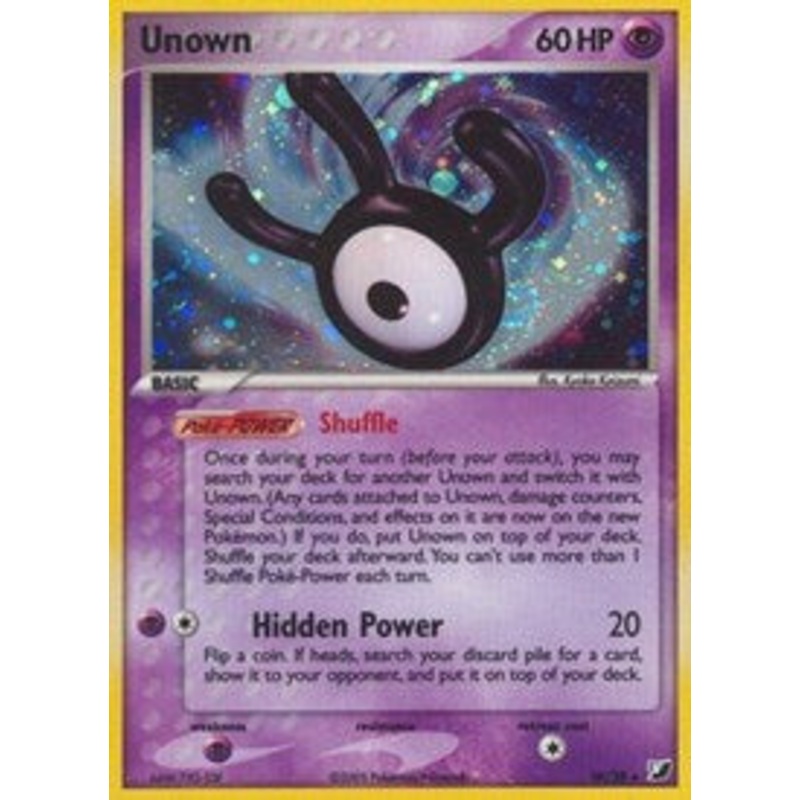 Unown (W) (W/28) [EX: Unseen Forces]