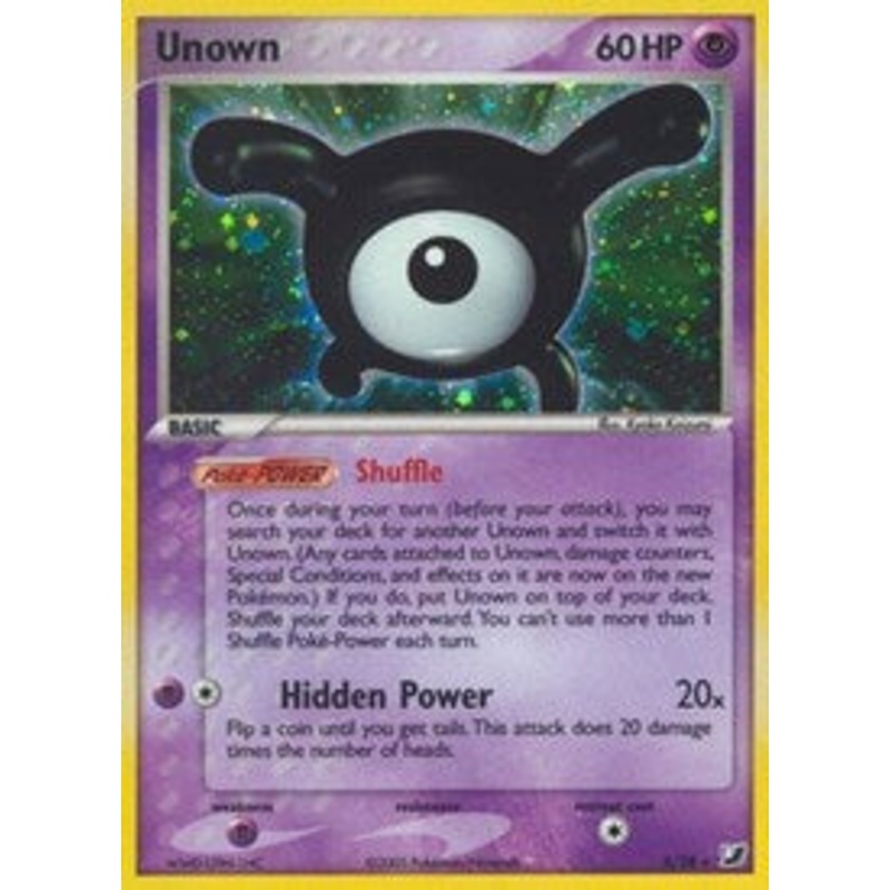 Unown (X) (X/28) [EX: Unseen Forces]