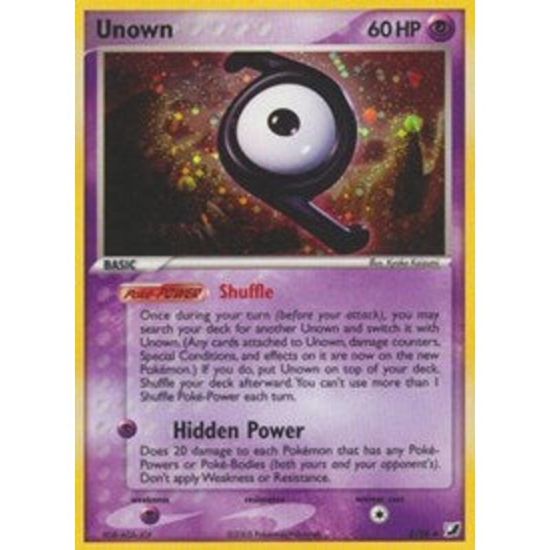 Unown (Z) (Z/28) [EX: Unseen Forces]