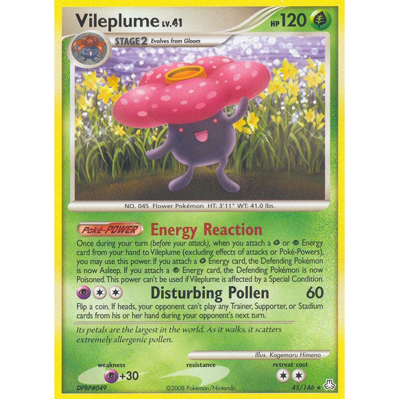 Vileplume (45/146) [Diamond & Pearl: Legends Awakened]