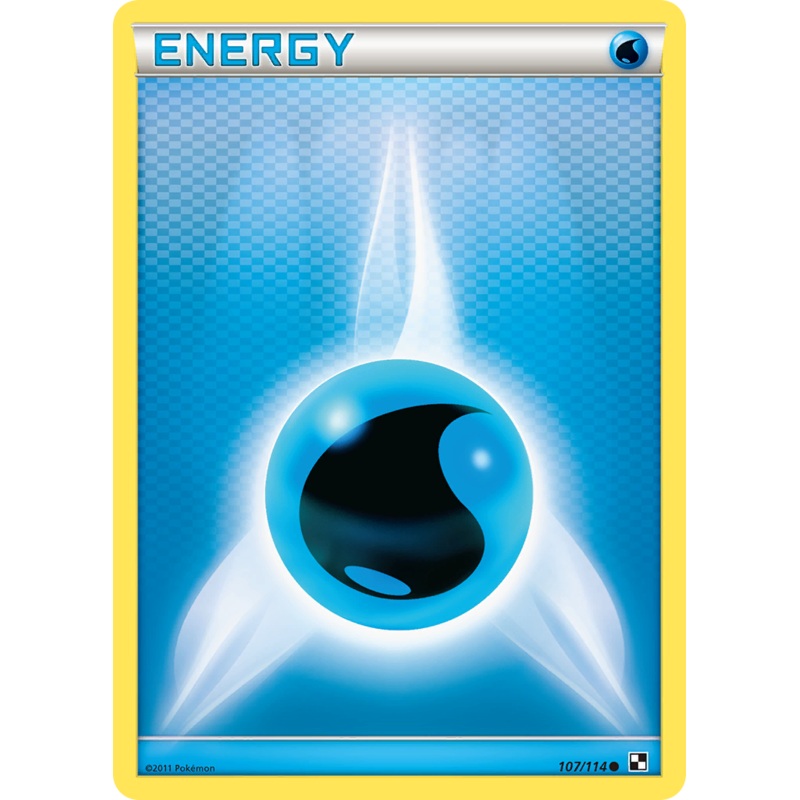 Water Energy (107/114) [Black & White: Base Set]