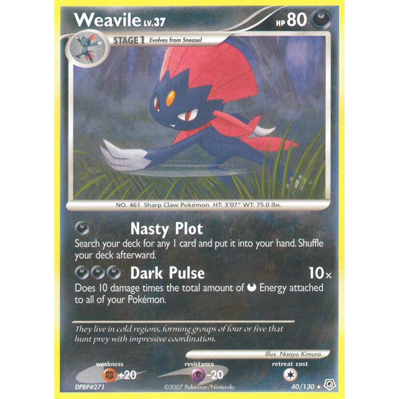 Weavile (40/130) [Diamond & Pearl: Base Set]