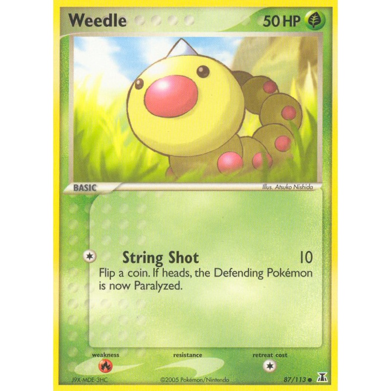 Weedle (87/113) [EX: Delta Species]