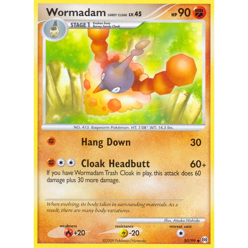 Wormadam Sandy Cloak (50/99) [Platinum: Arceus]
