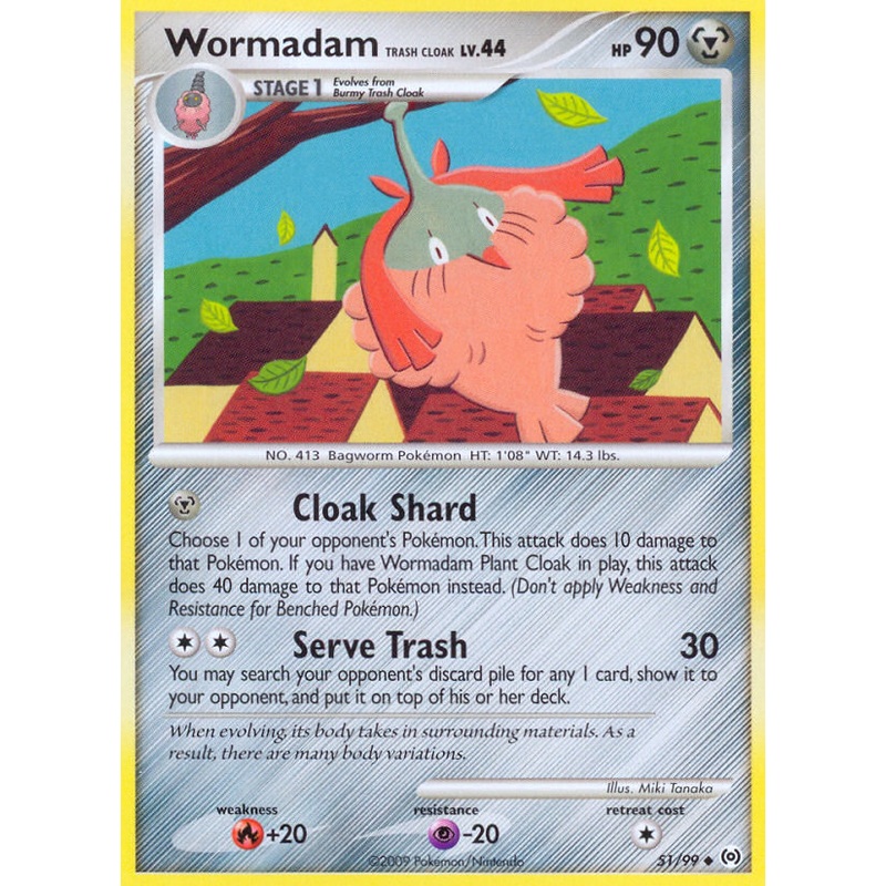 Wormadam Trash Cloak (51/99) [Platinum: Arceus]