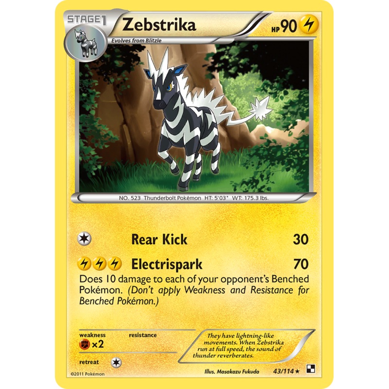 Zebstrika (43/114) [Black & White: Base Set]
