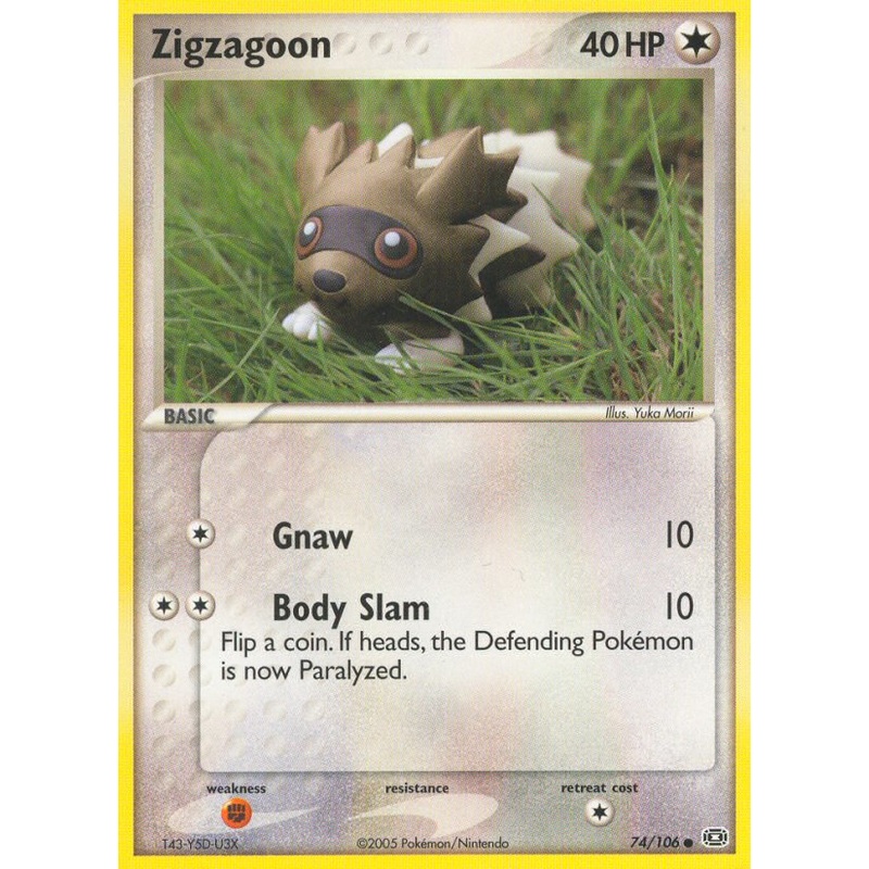 Zigzagoon (74/106) [EX: Emerald]