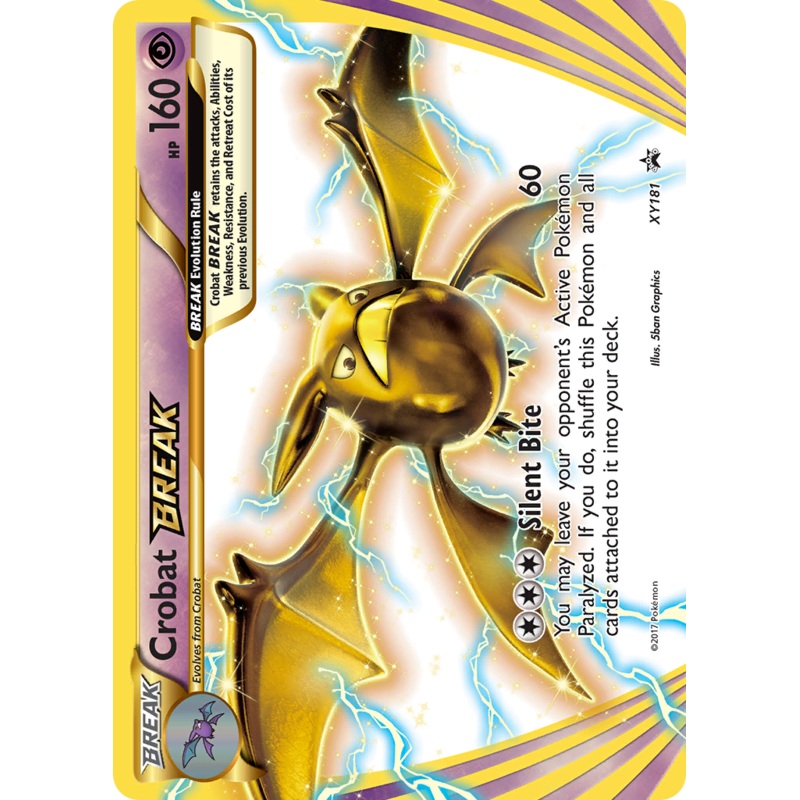 Crobat BREAK (XY181) [XY: Black Star Promos]