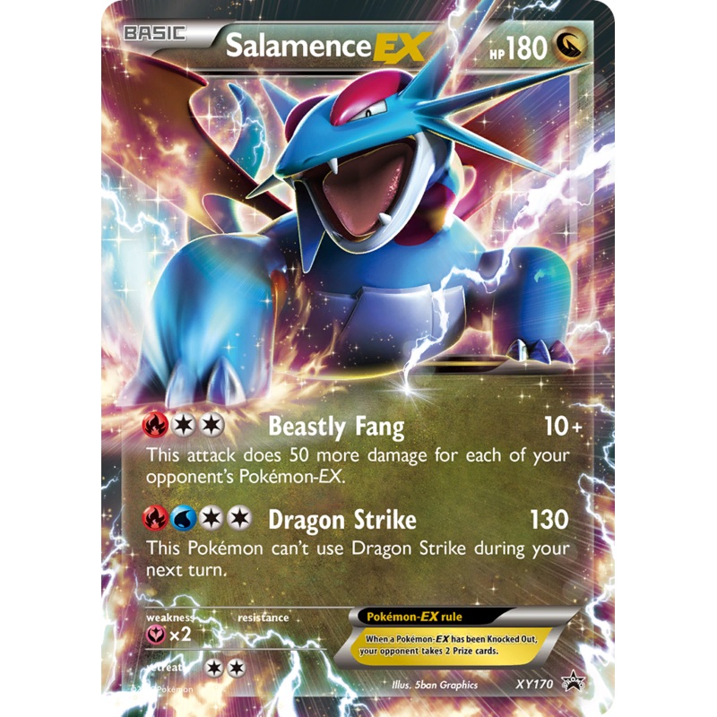 Salamence EX (XY170) [XY: Black Star Promos]