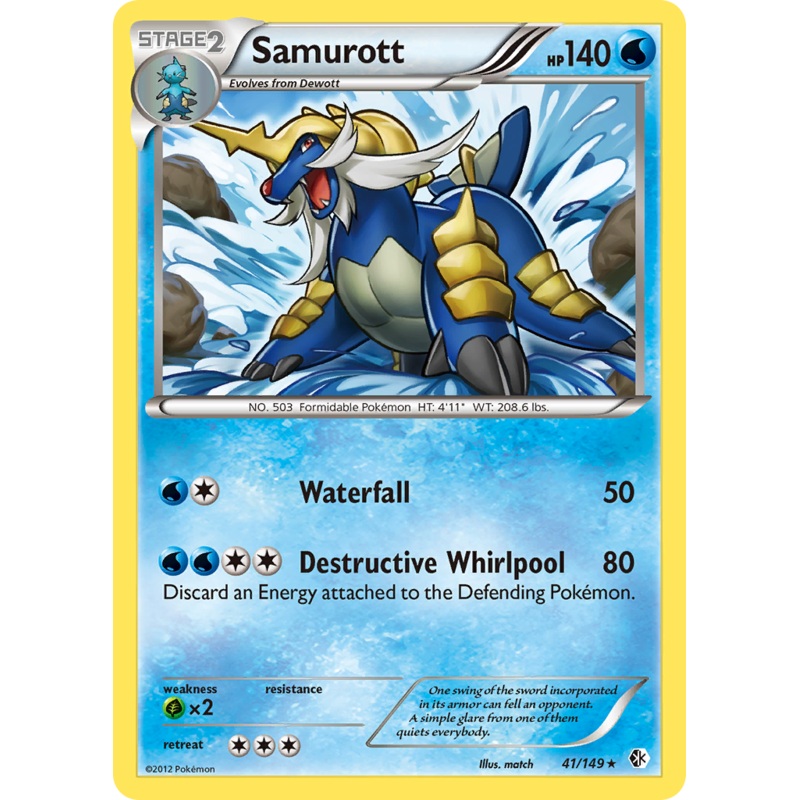 Samurott (41/149) [Black & White: Boundaries Crossed]