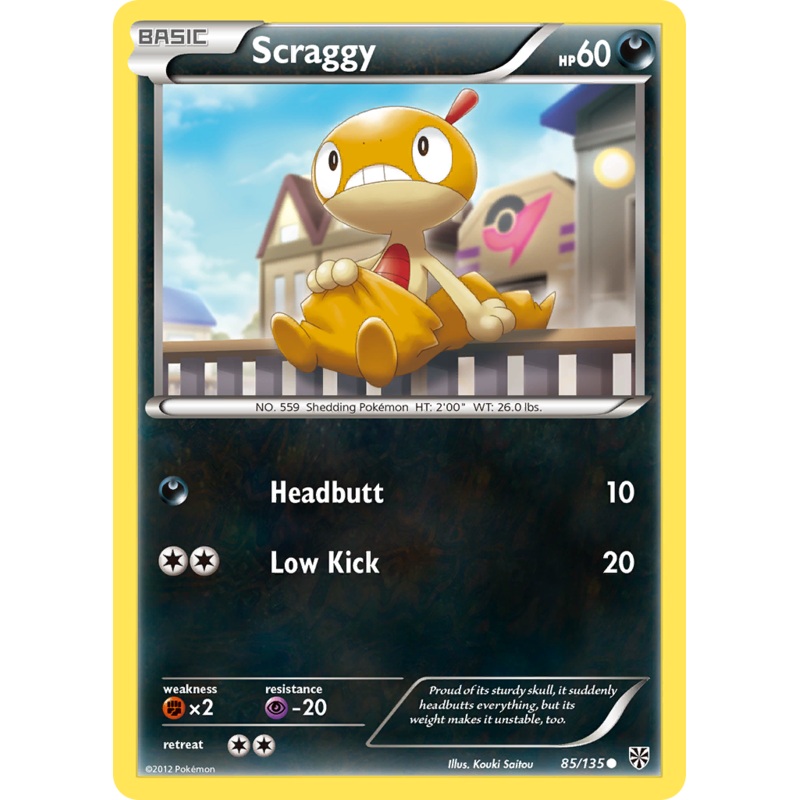 Scraggy (85/135) [Black & White: Plasma Storm]