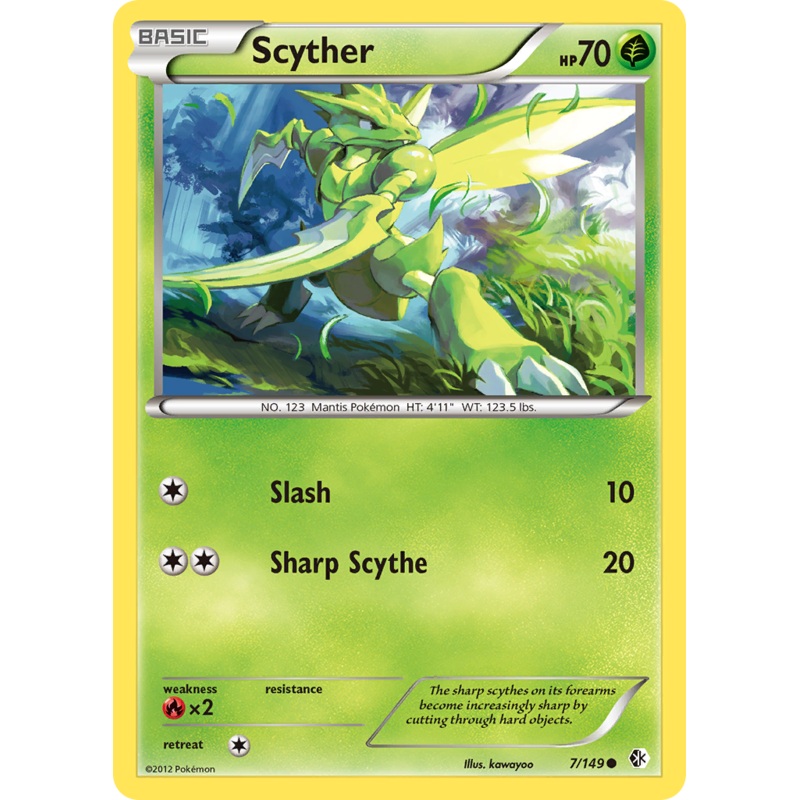 Scyther (7/149) [Black & White: Boundaries Crossed]