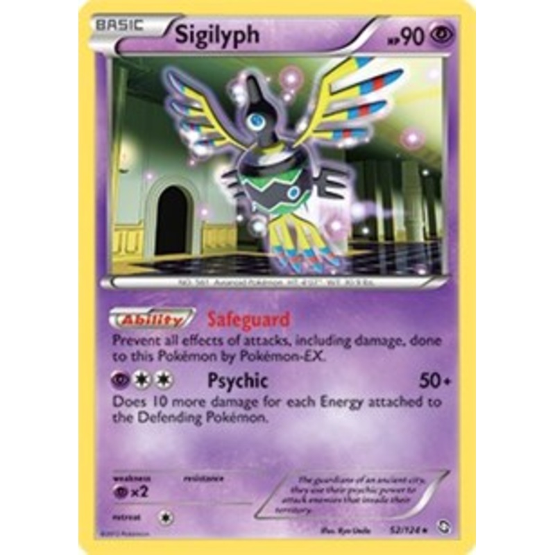 Sigilyph (52/124) (Theme Deck Exclusive) [Black & White: Dragons Exalted]