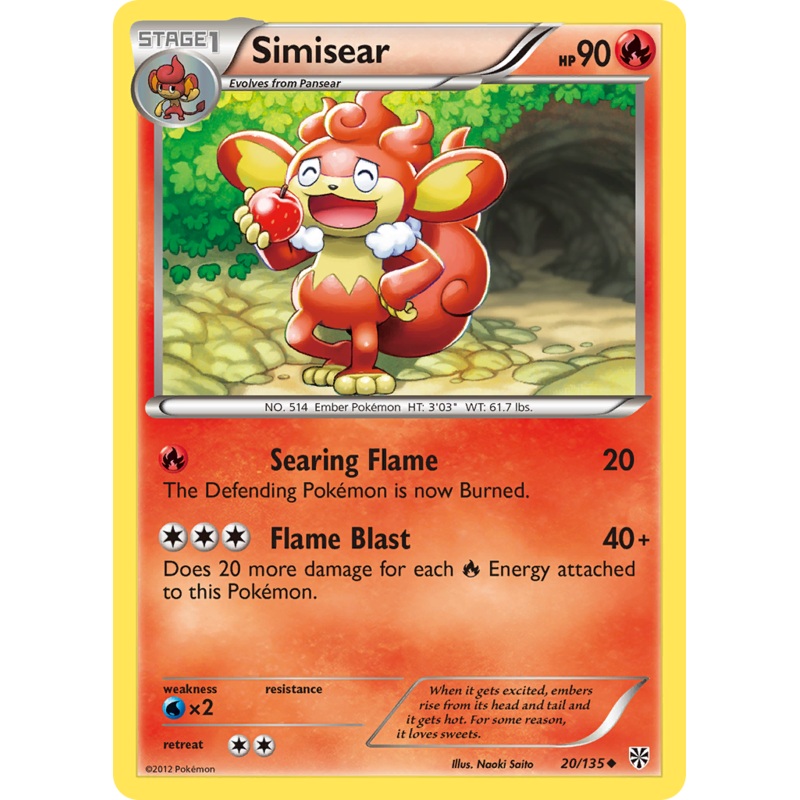 Simisear (20/135) [Black & White: Plasma Storm]