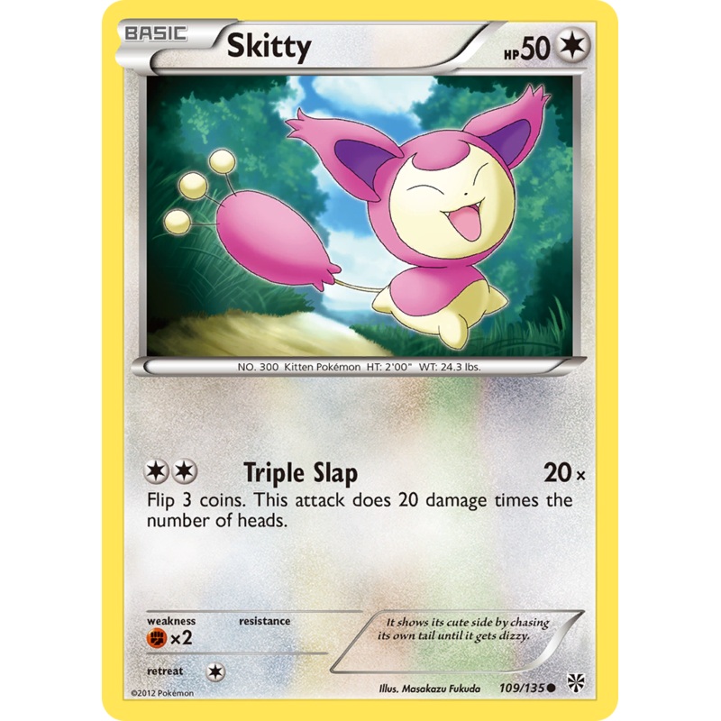 Skitty (109/135) [Black & White: Plasma Storm]