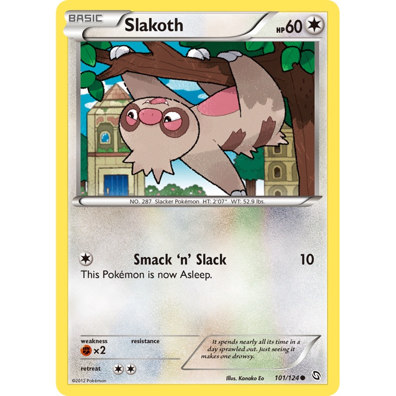 Slakoth (101/124) [Black & White: Dragons Exalted]