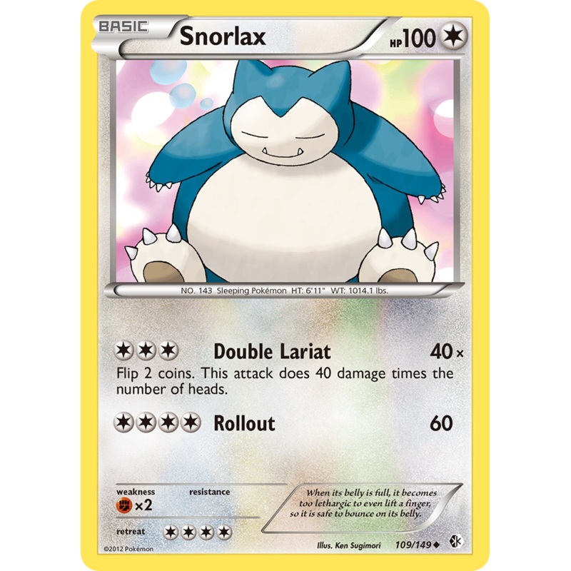 Snorlax (109/149) [Black & White: Boundaries Crossed]