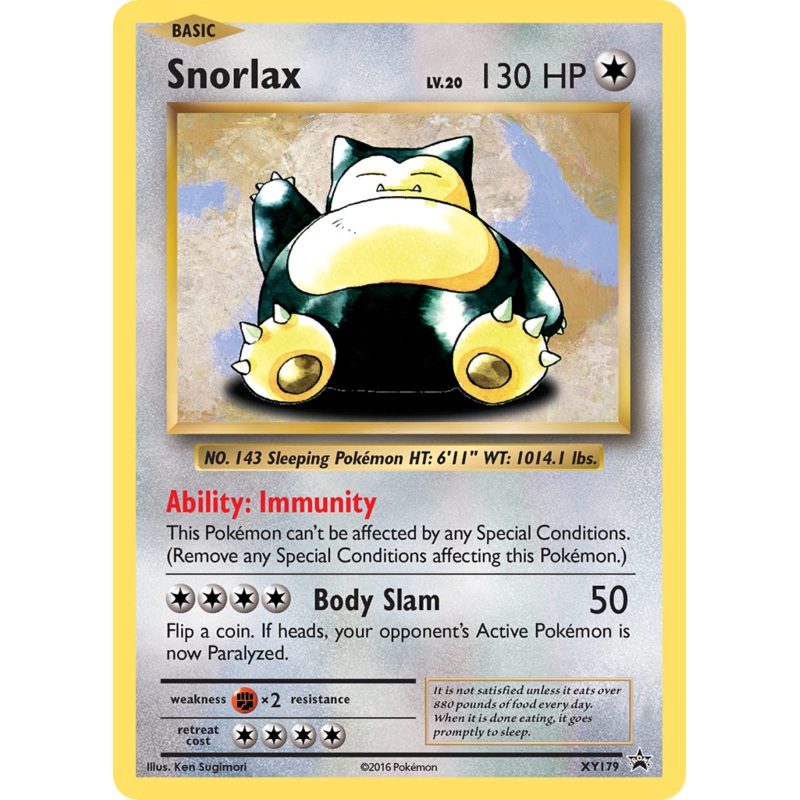 Snorlax (XY179) [XY: Black Star Promos]