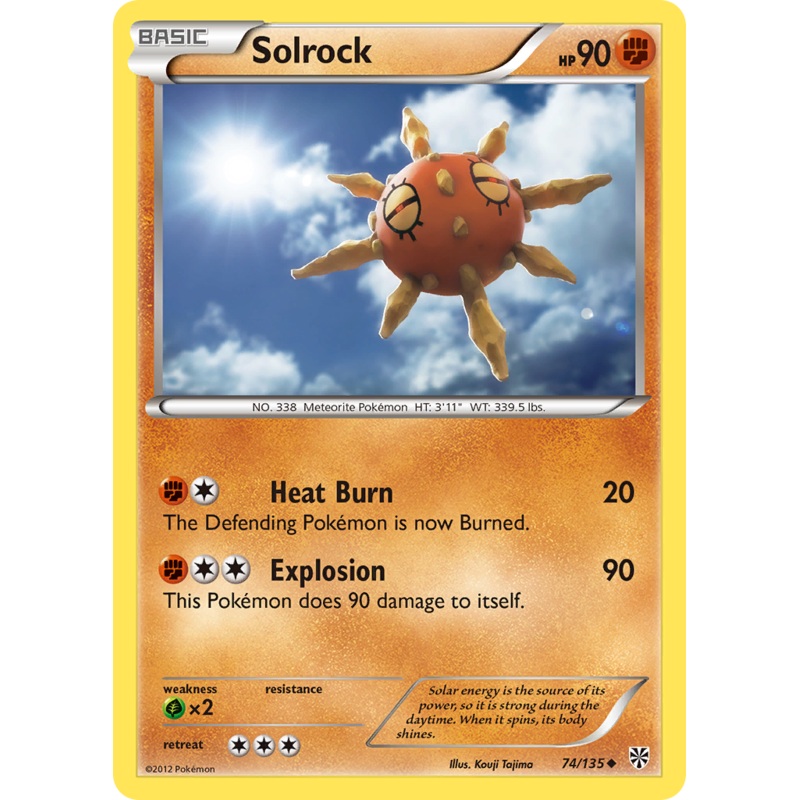 Solrock (74/135) [Black & White: Plasma Storm]