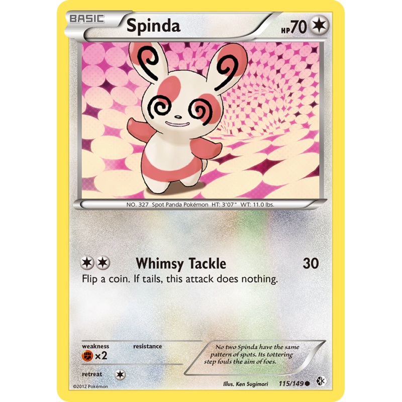 Spinda (115/149) [Black & White: Boundaries Crossed]