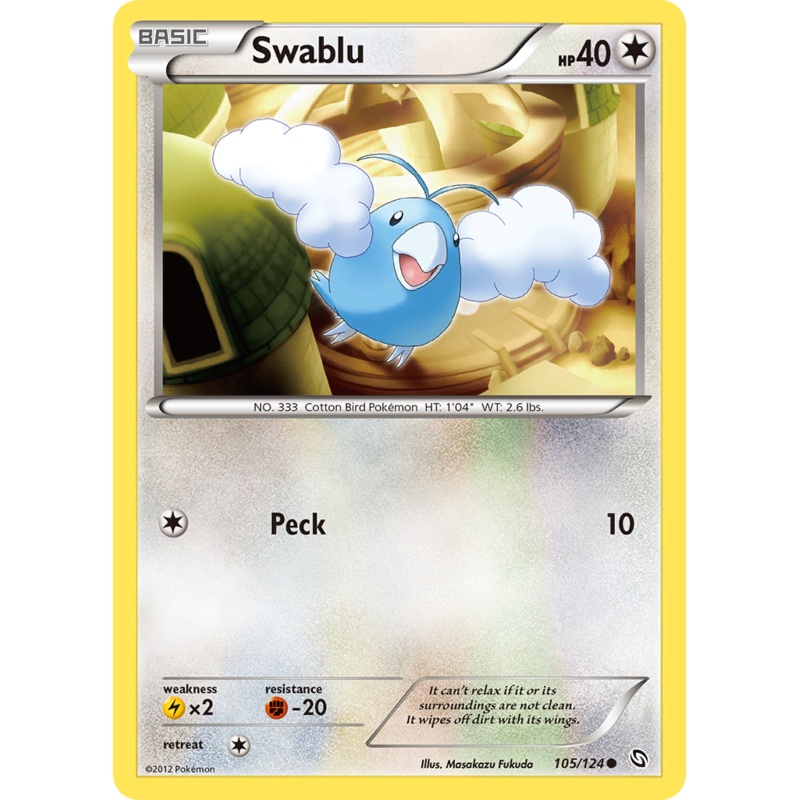 Swablu (105/124) [Black & White: Dragons Exalted]