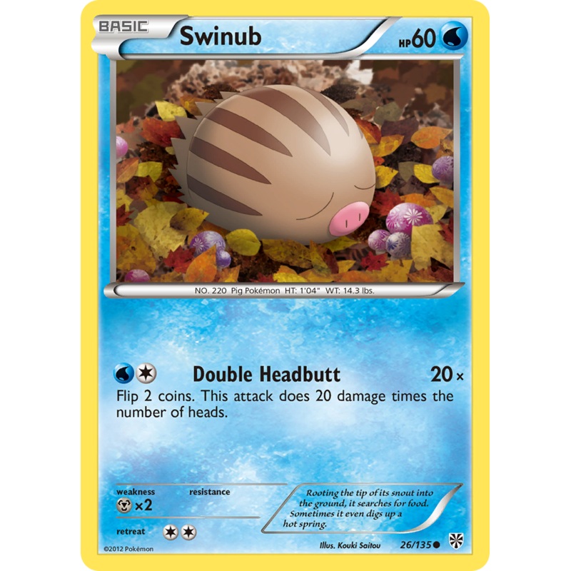 Swinub (26/135) [Black & White: Plasma Storm]