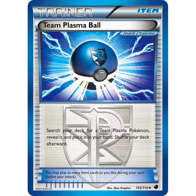 Team Plasma Ball (105/116) [Black & White: Plasma Freeze]