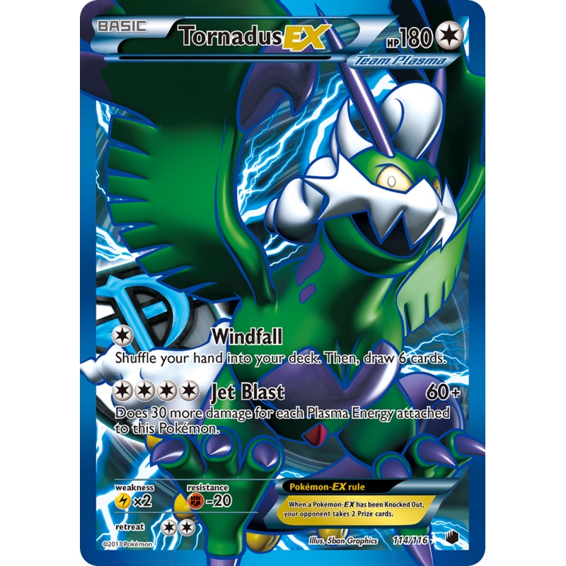 Tornadus EX (114/116) [Black & White: Plasma Freeze]