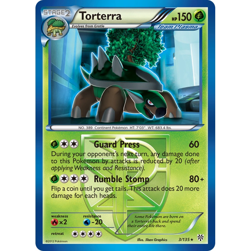 Torterra (3/135) [Black & White: Plasma Storm]