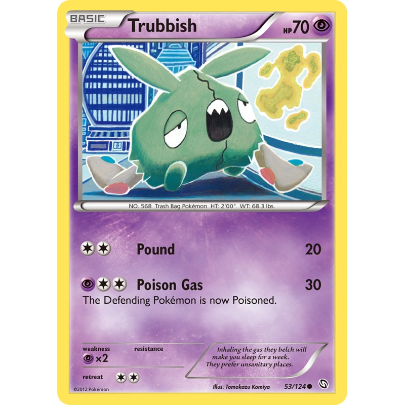 Trubbish (53/124) [Black & White: Dragons Exalted]