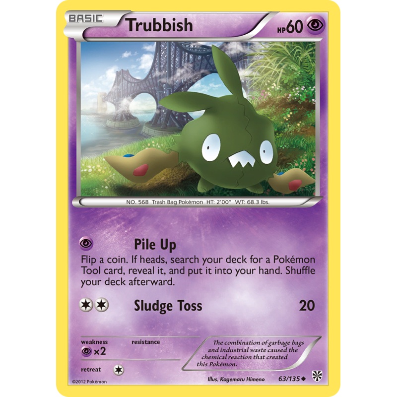 Trubbish (63/135) [Black & White: Plasma Storm]