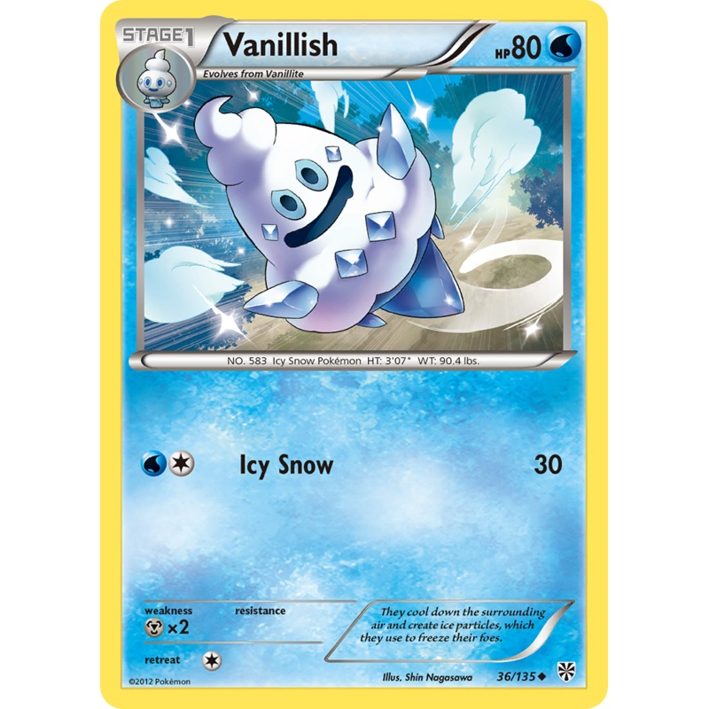Vanillish (36/135) [Black & White: Plasma Storm]